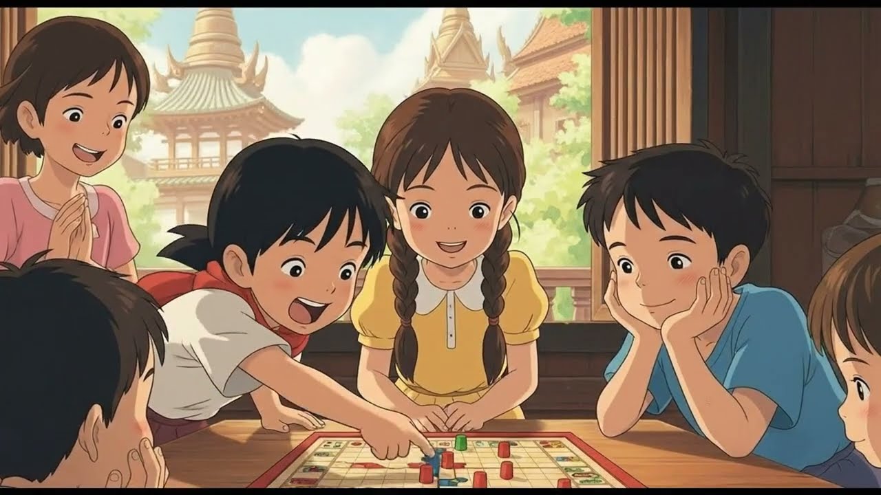 When Nature Was Our Playground | 90s Khmer Childhood 🌾🪁 | Cozy Anime ASMR