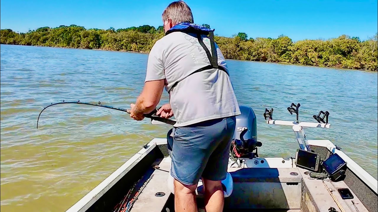 The Catfish Were So Thick Below This Dam You Could Snag Em!
