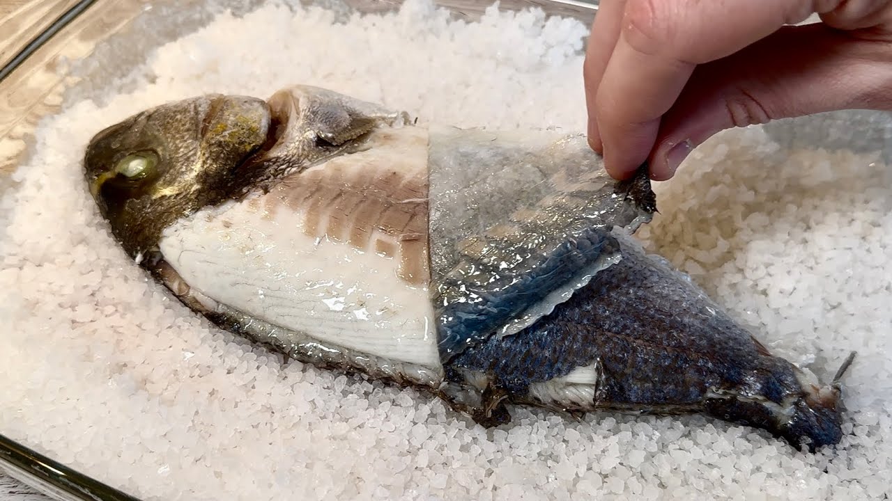 Aprende a preparar DORADA A LA SAL 🐟🧂&iexcl;Queda s&uacute;per jugosa!
