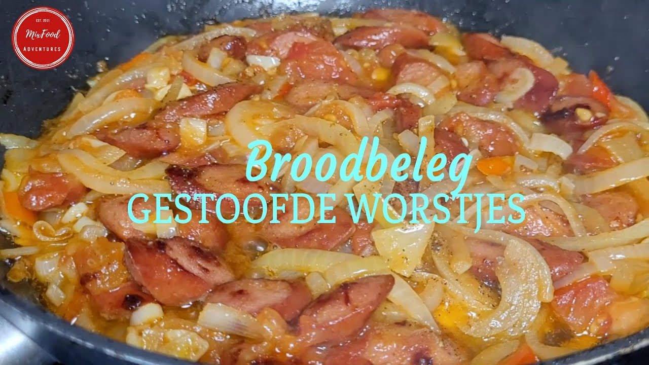 Brood beleg - GESTOOFDE WORSTJES