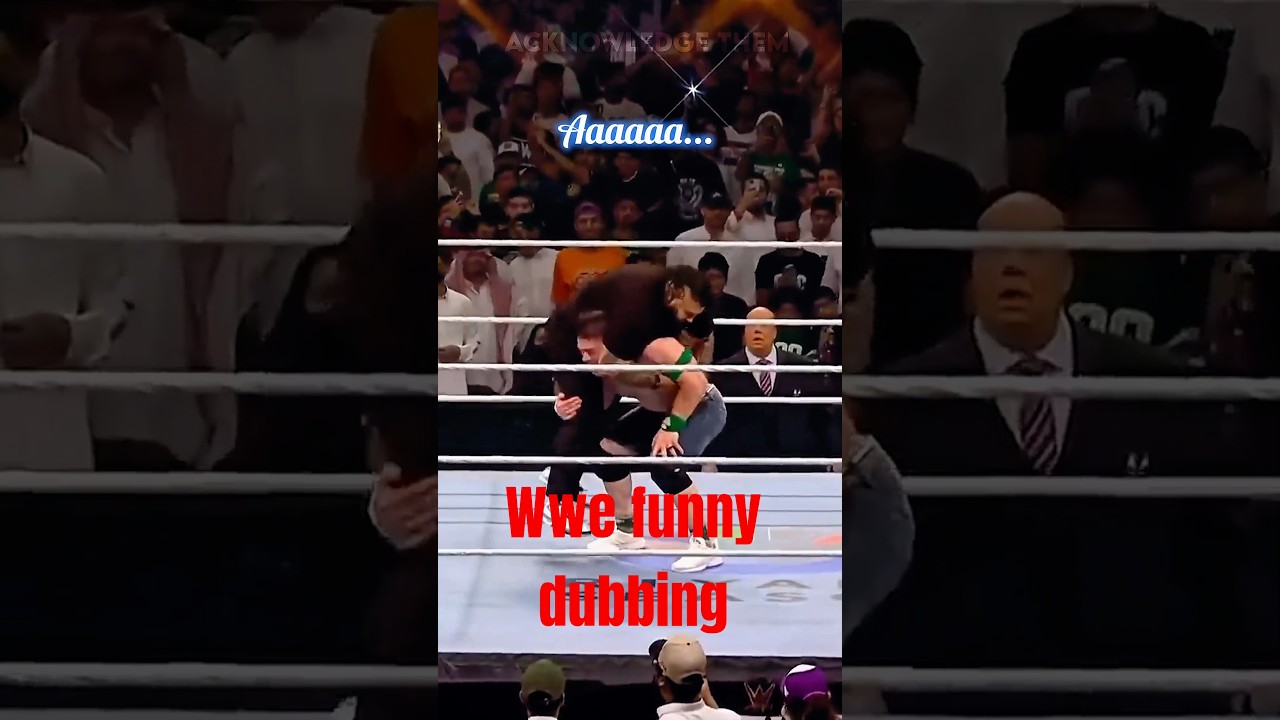 Wwe funny dubbing part - 336 😂
