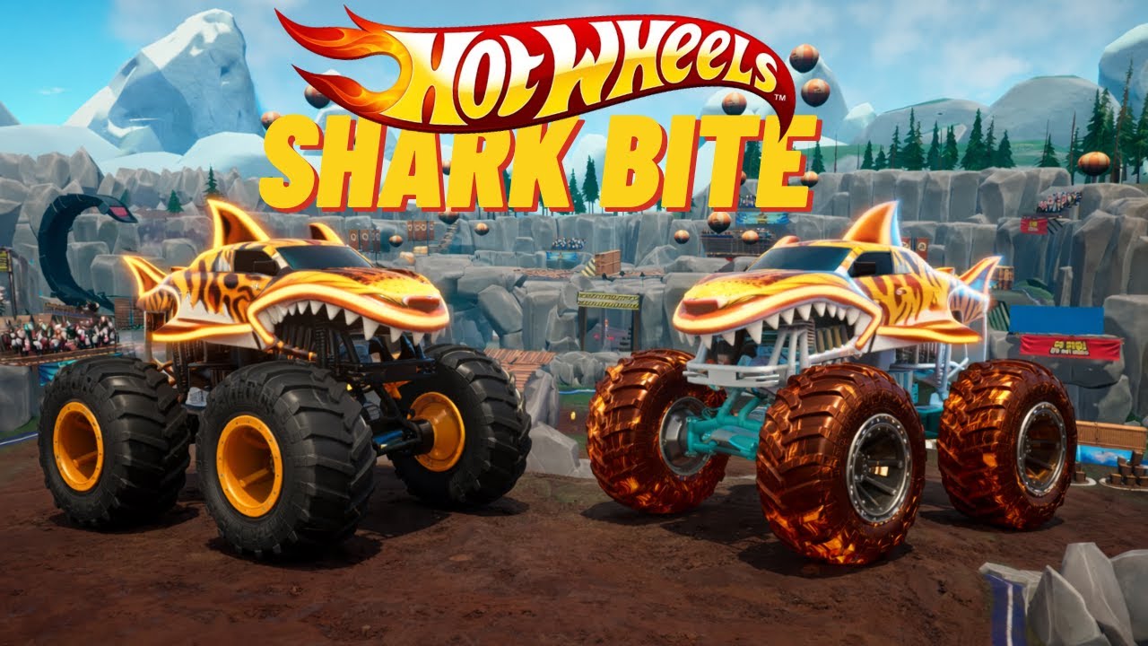 Hot Wheels Monster Truck Stunt Mayhem: Shark Bite In Action Eats Everything Gameplay