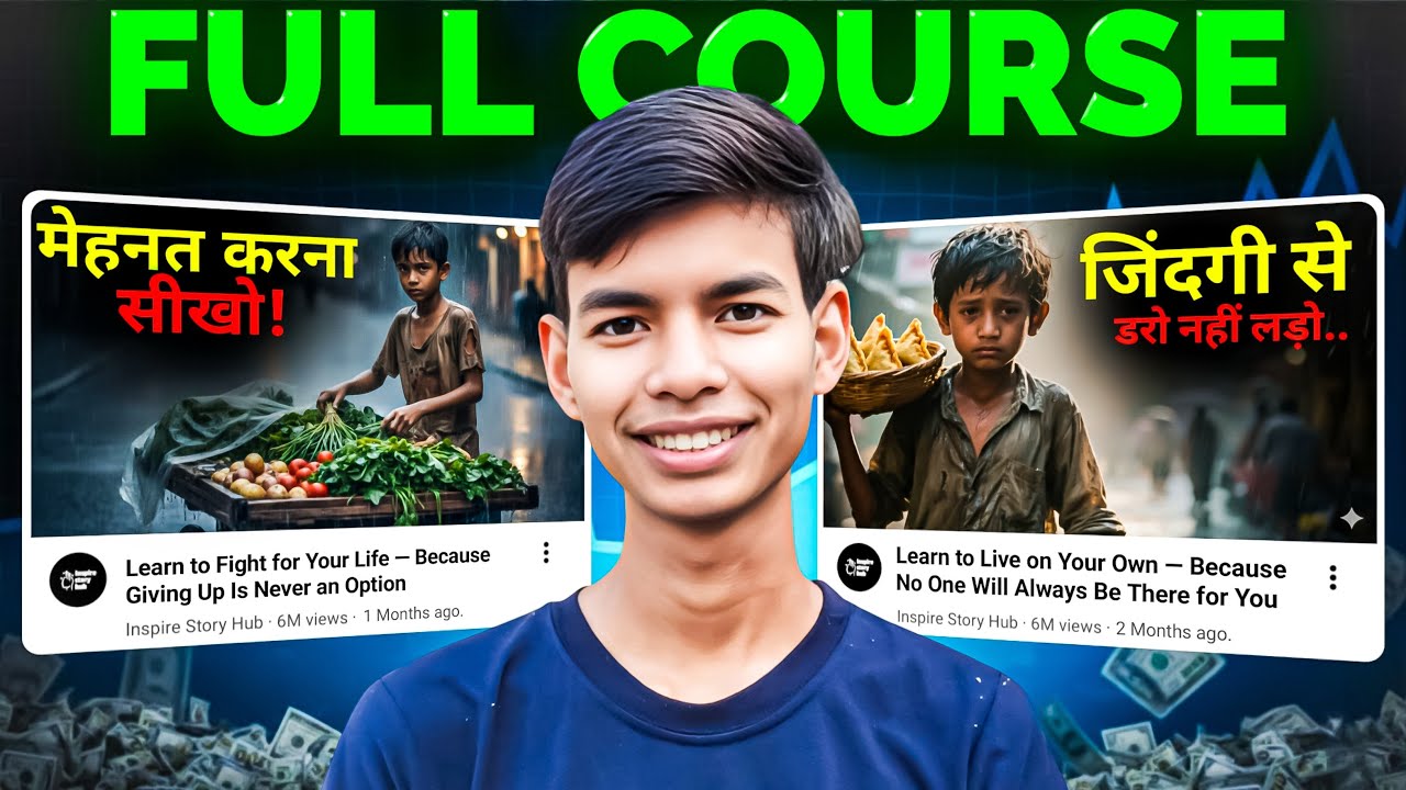 AI Motivation Video Kaise Banaye 2025 (Full Course) | How To Make Motivation Story Video