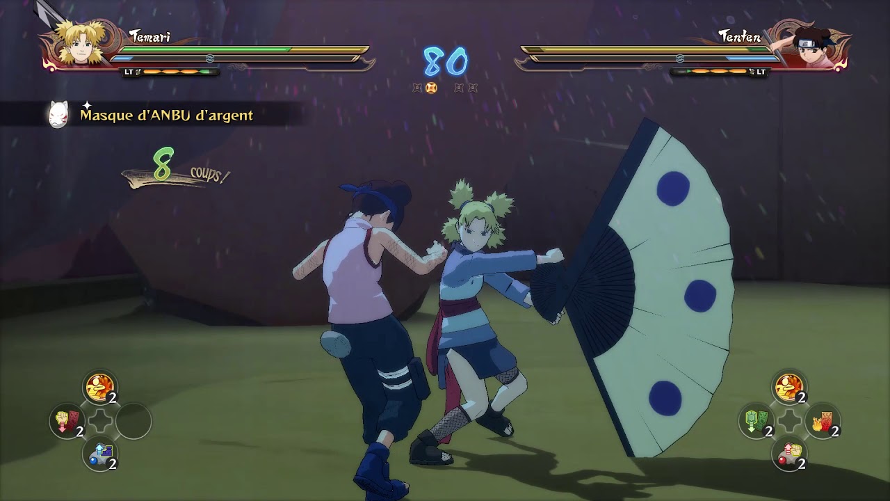 Naruto Ultimate Ninja Storm 4 - Chunin Selection Exams - Temari vs Tenten