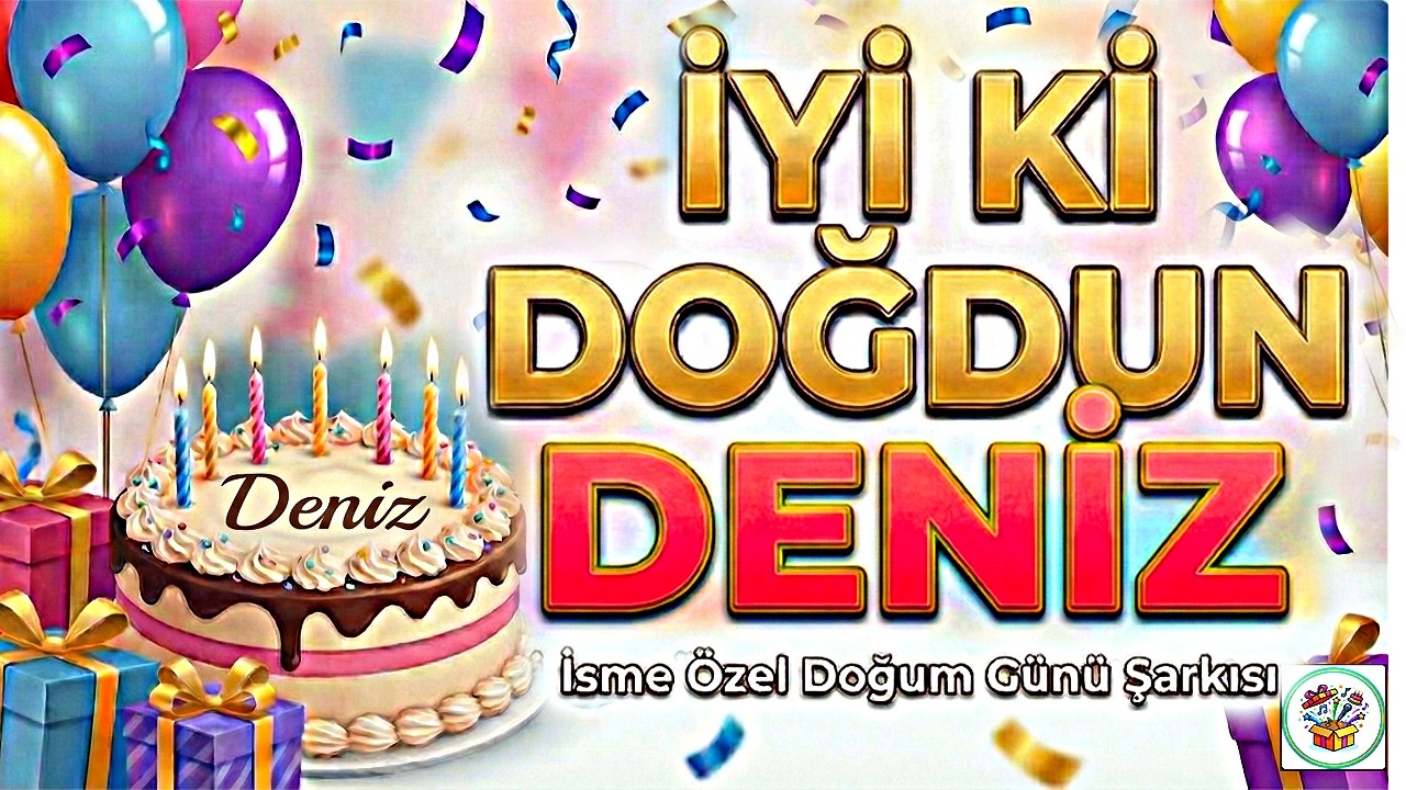 С Днем Рождения DENİZ 🎂 Песня на день рождения с именем | Happy Birthday
