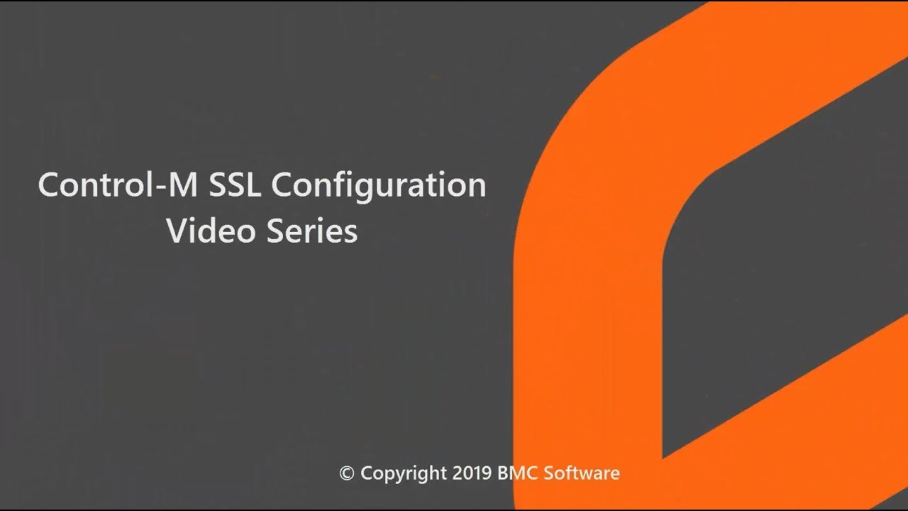 Control-M: Configuring SSL (Control-M/EM to Control-M/Server, Control-M/Server to Control-M/Agent)
