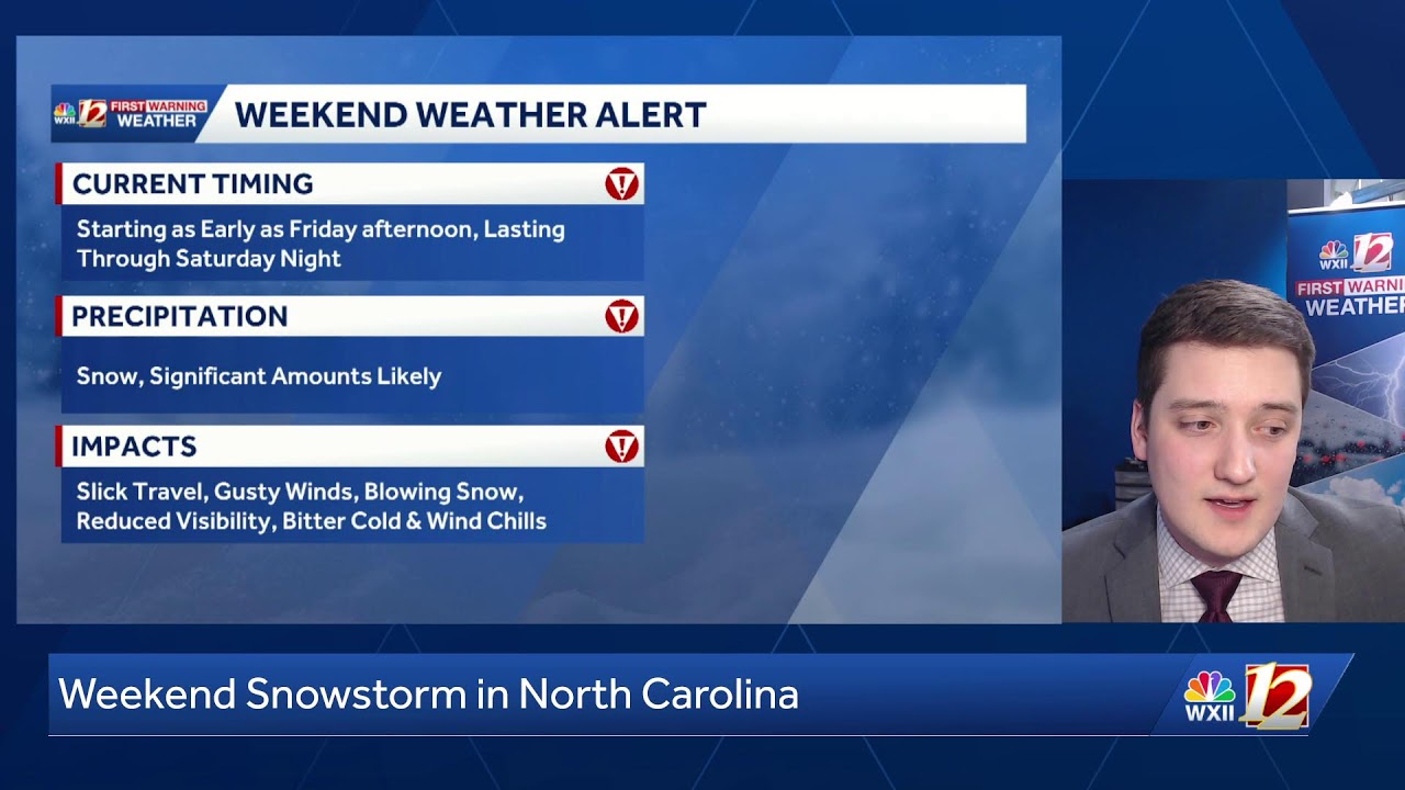 Winter Storm Warning | Latest on This Weekend's Winter Storm