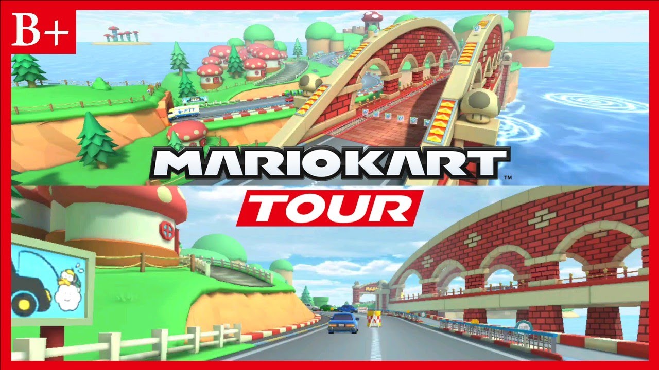 GCN Mushroom Bridge ‼️ Mario Kart Tour - All Track Variants