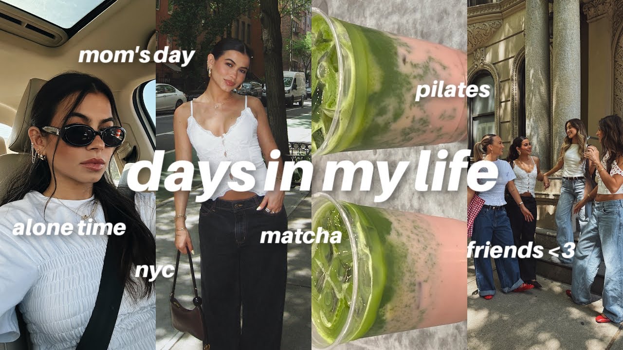 WEEKLY VLOG: pilates, sleepover with mom, flower making in nyc