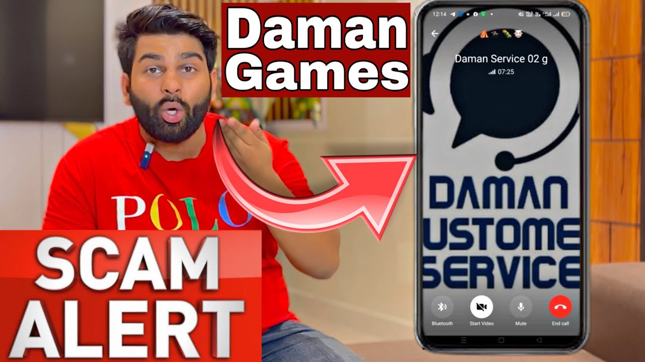 Daman games Customer Care Scam | Daman games scam | Daman games fraud | Daman games