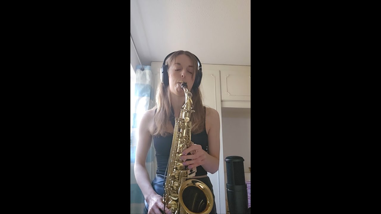 Midnight City Saxophone Solo by M83 - Cover by Jasmine Smith