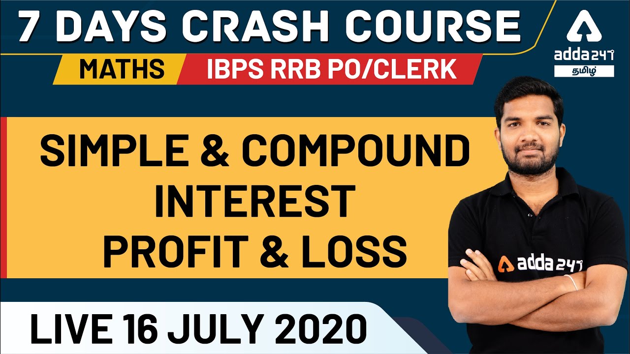 SI & CI,  Profit & Loss | Maths In Tamil | IBPS RRB PO Preparation 2020