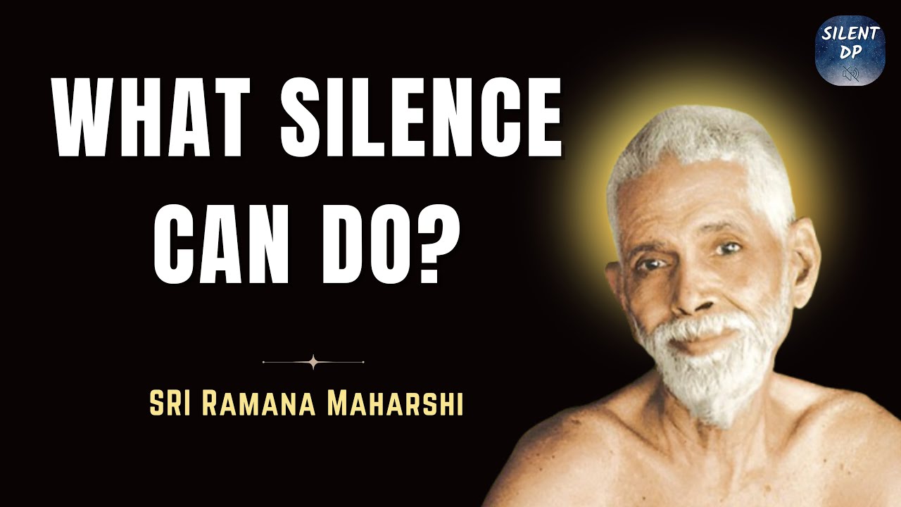 How u grow spiritually through silence? #spirituality #ramanamaharshi #silence