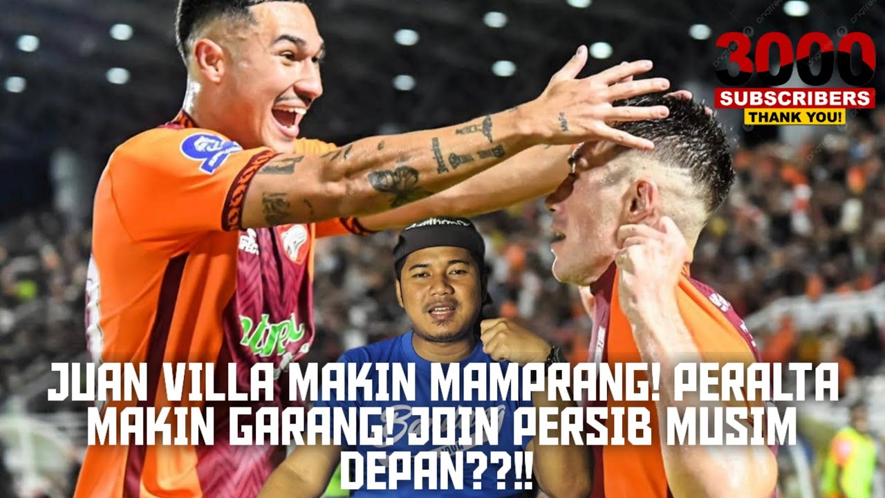 Duet Peralta Dan Juan Villa Bahaya banget! PERSIB harus waspada!! #fyp #persibbandung 