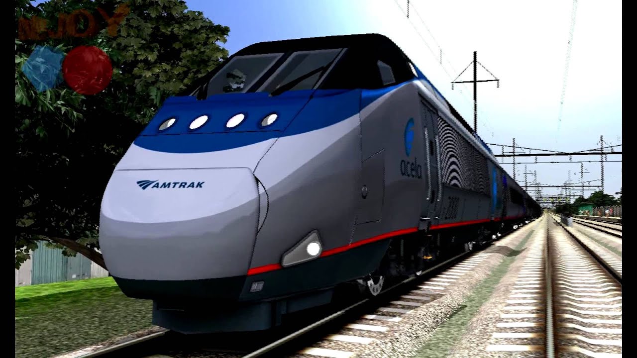 RailWorks 3 (Train Simulator 2012) Amtrak Acela express