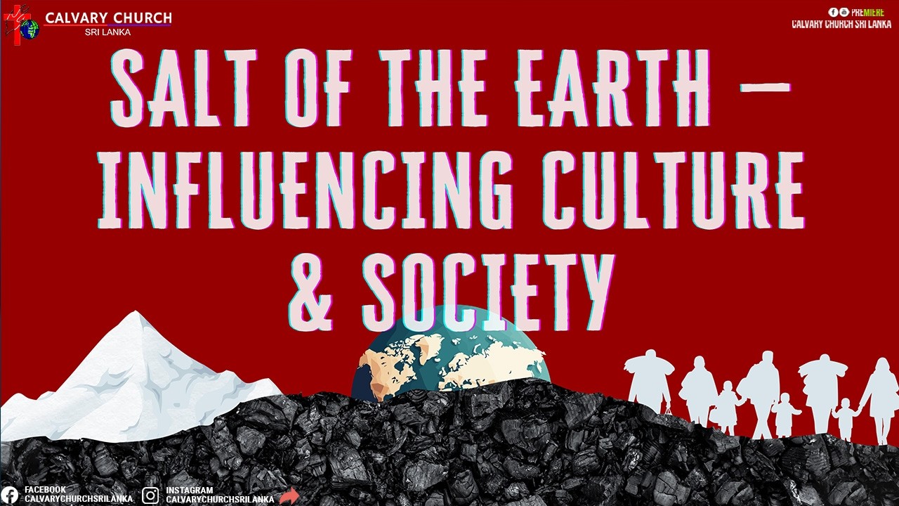 Salt of the Earth — Influencing Culture & Society - English Service 1st March 2026