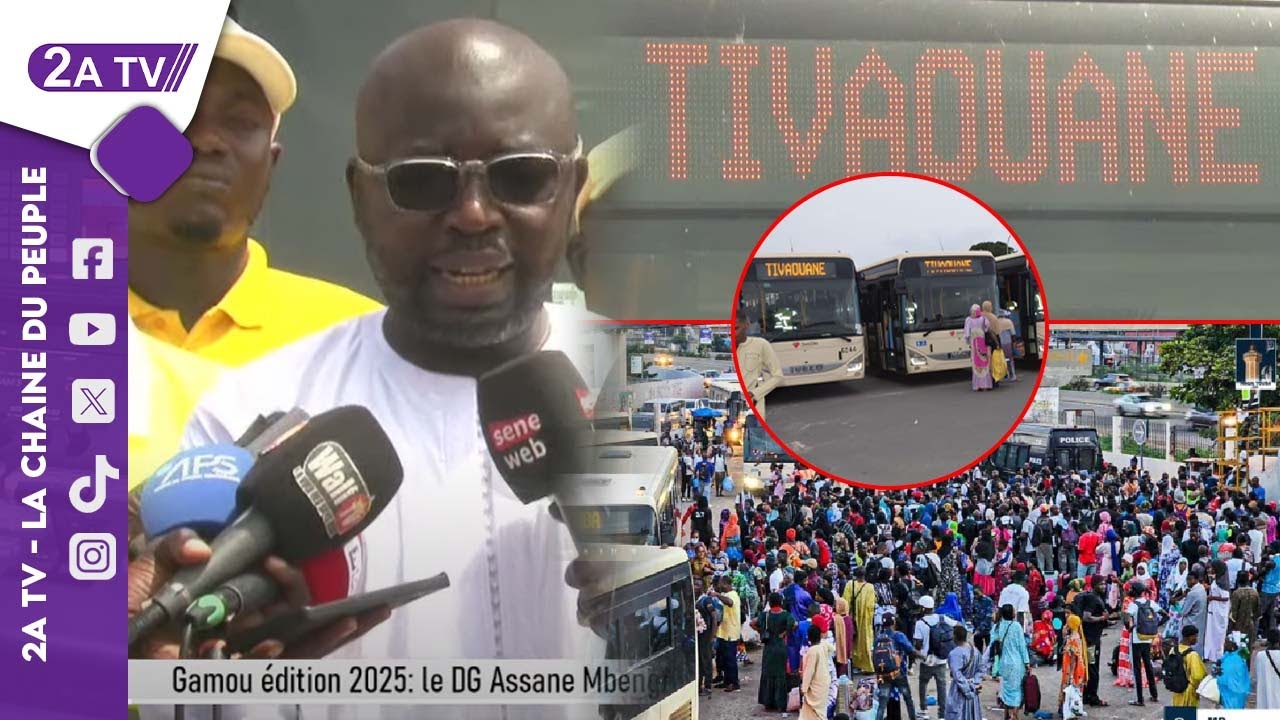 Le Nombre de Passagers vers Tivaouane, Dakar Dem Dikk au cœur du Gamou 2025