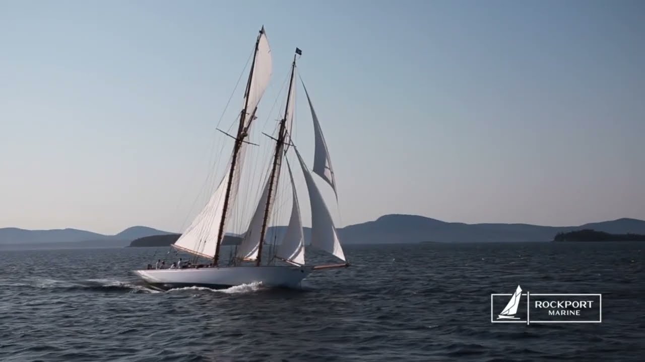 ADVENTURESS Under Sail - Restoration by Rockport Marine