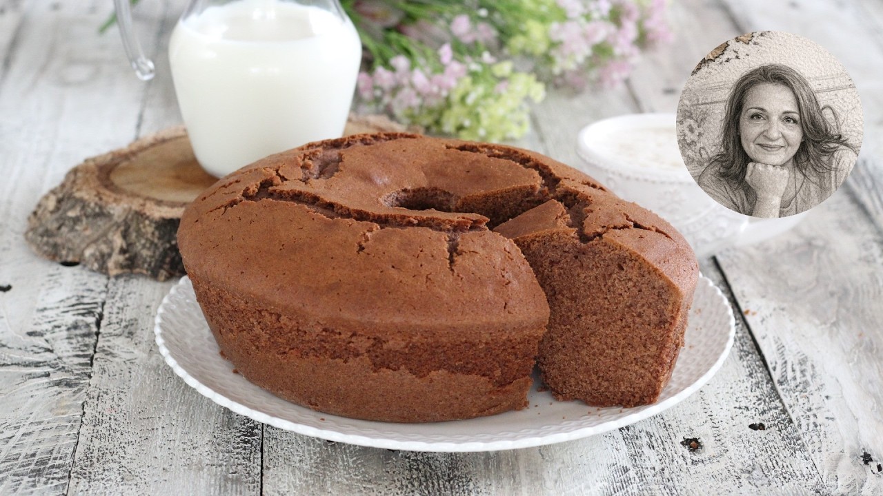 Ciambella al cioccolato (con cioccolato al latte)