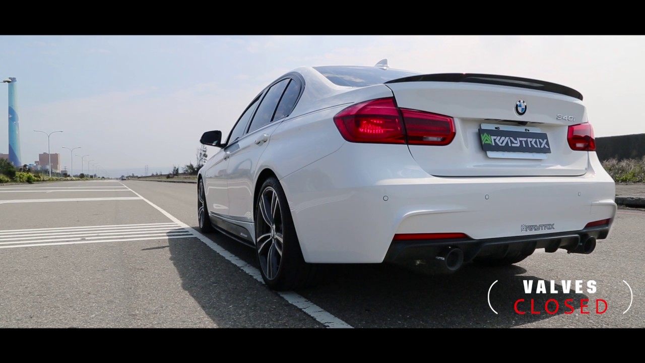 2017 BMW F30/F31 340i w/ Armytrix Valvetronic Exhaust - Brutal Sounds