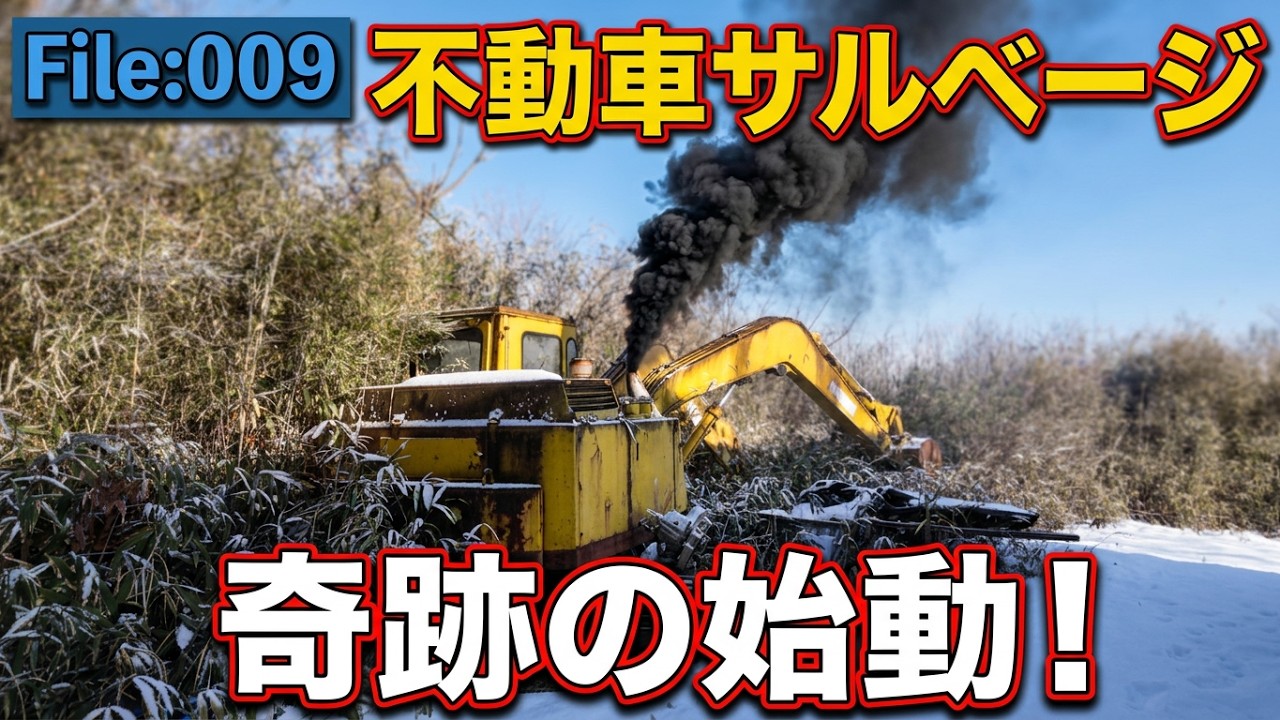 【不動車サルベージ】KATO WORKS 長期放置でも大丈夫　#kato #excavator #ユンボ 