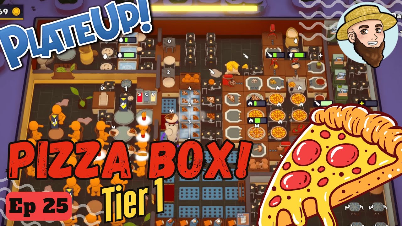 The Pizza Box, Tier 1!! - Solo Play PlateUp! I Part 25  #pizza   #theontariogardener   #plateup