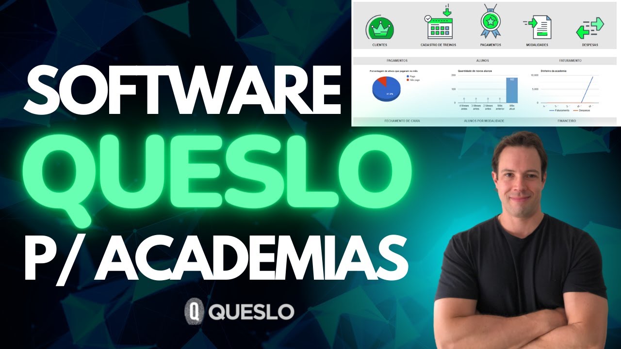 Software para academia mais fácil! Apresentação do sistema Queslo