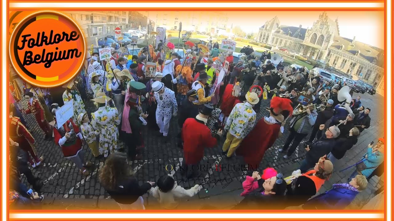 🍊 soumonce musique Ville de Binche 2025 vidéo 5🍊 folklore belgium 🍊