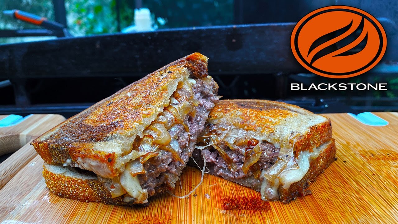 HOW TO MAKE AMAZING PATTY MELTS ON THE BLACKSTONE GRIDDLE - SMASHBURGER STYLE!