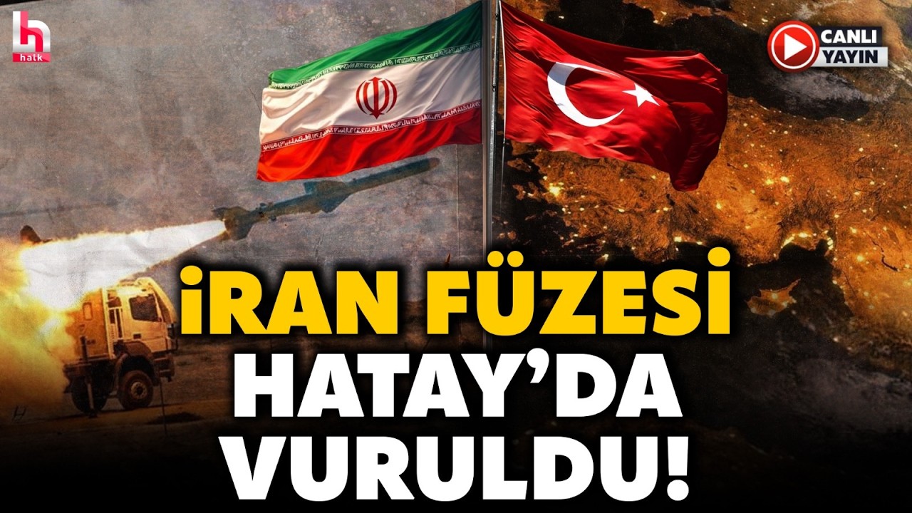 #CANLI I İran'dan Fırlatılan Füze Hatay Semalarında İmha Edildi! MSB Az Önce Açıklama Yaptı!