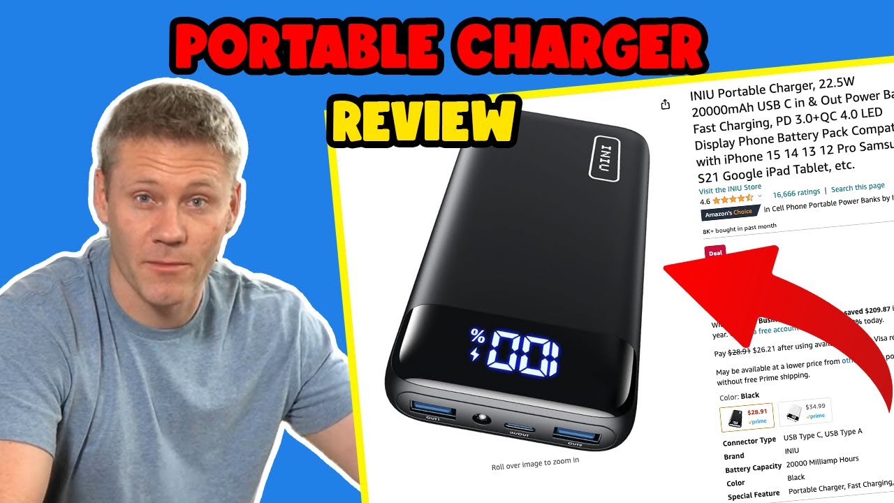 INIU Portable Charger Review - Should You Buy this?