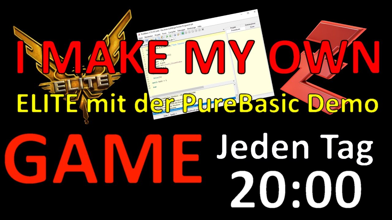 Programmieren & mein Hobby. Ich mach mir mein eigenes Game. ELITE in GODOT / Python ? nein PureBasic