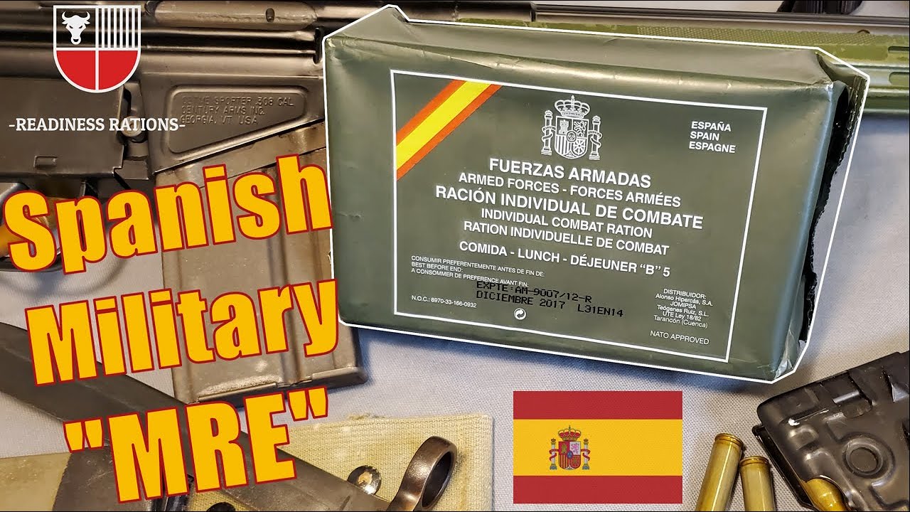 SPANISH Armed Forces MRE Review | COMBAT RATION Taste Test | Individual Meal Ready To Eat of Spain