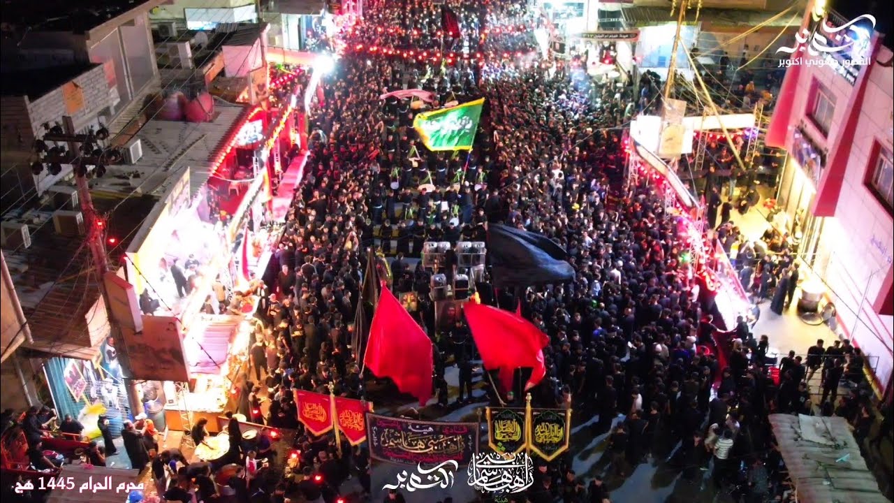 دخولية عزاء هيئة راهب بني هاشم إلى سوق قضاء المدينة ليله السابع من محرم الحرام 1445