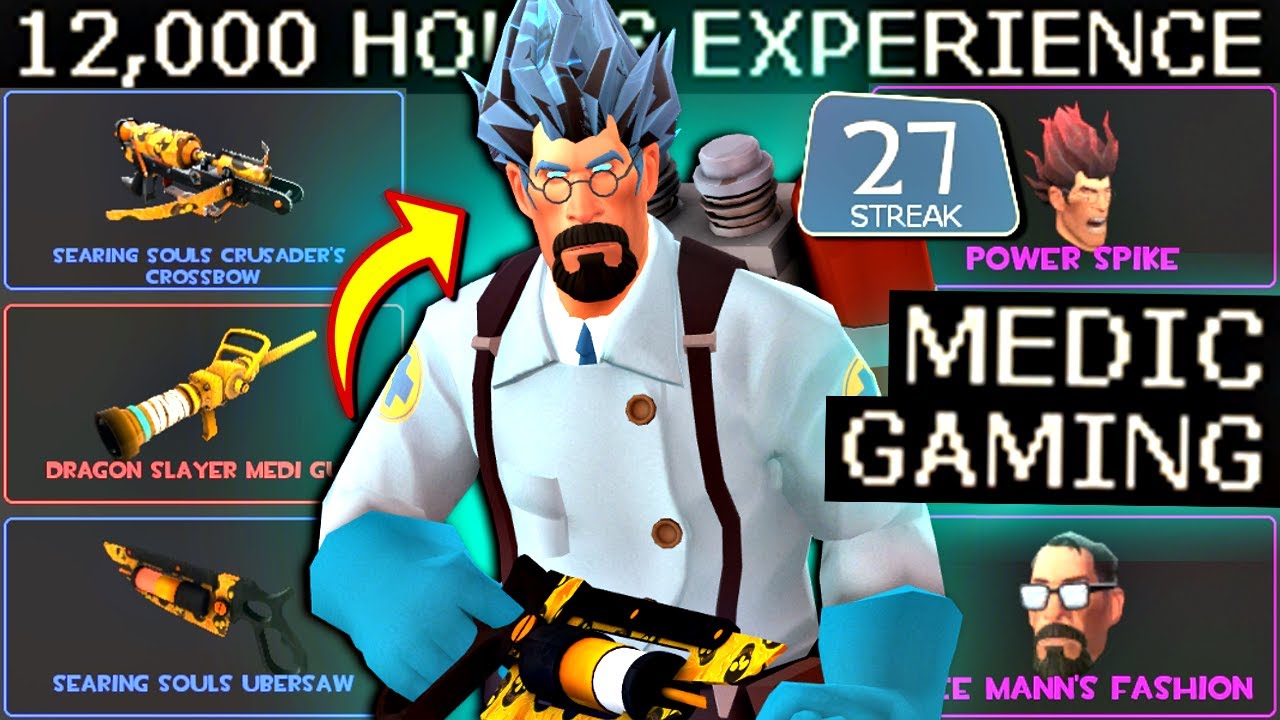 ВРЕМЯ МЕДИКА🔸12000+ часов опыта (геймплей TF2)