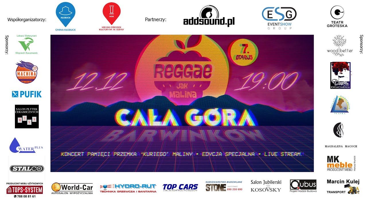 REGGAE JAK MALINA 2020 / Edycja Specjalna / koncert Cała Góra Barwinków / Kuba Kaczmarek Solo