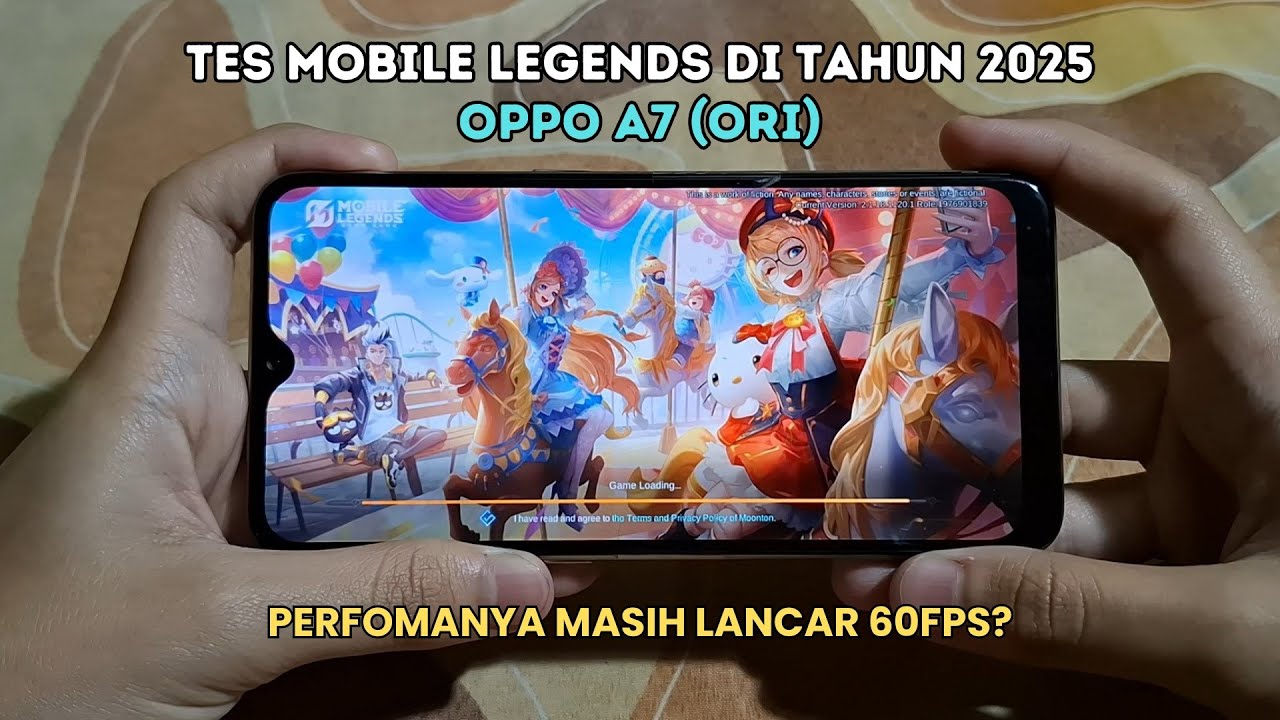 TES MOBILE LEGENDS OPPO A7 ORI DI TAHUN 2025! | Snapdragon 450, RAM 4GB
