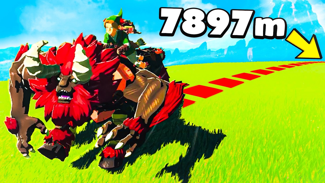 Я приручил самого сильного Линеля в Zelda BotW