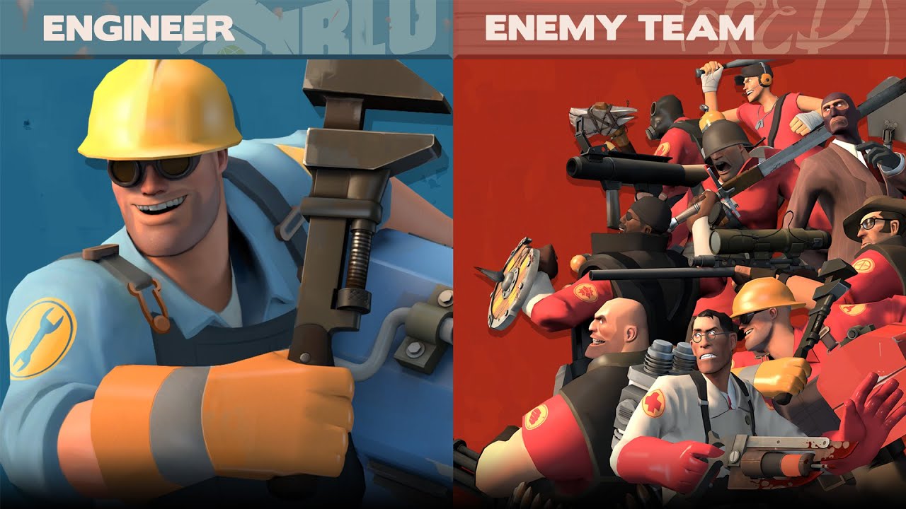 Как сражаться с каждым классом в TF2 (за инженера) (и побеждать!)