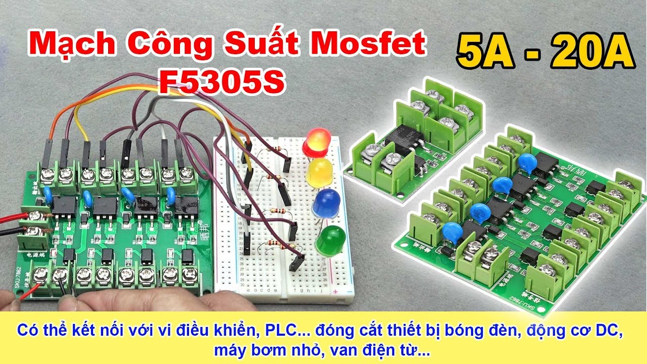 F5305S Mạch Công Suất Mosfet 1, 4 Kênh / F5305S Power Mosfet Module 1, 4 Channels