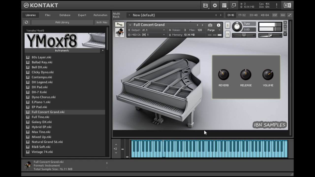 Yamaha Moxf8 - Itariel Bandeira (990MB) Kontakt 5 (Teste) | Link na Descrição
