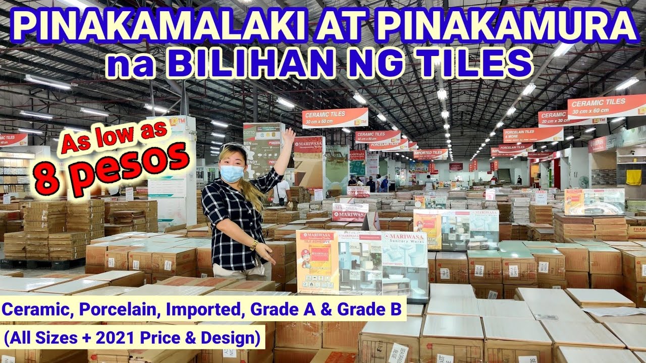 BODEGA SALE 2021: INDOOR & OUTDOOR TILES (Porcelain, Ceramics, All Sizes & Designs) PINAKAMURA NA!