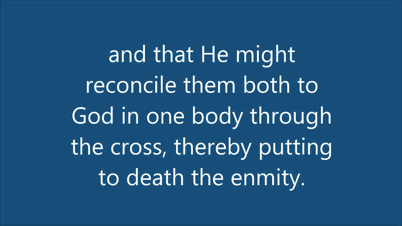 Christ Our Peace - Ephesians 2:14-17