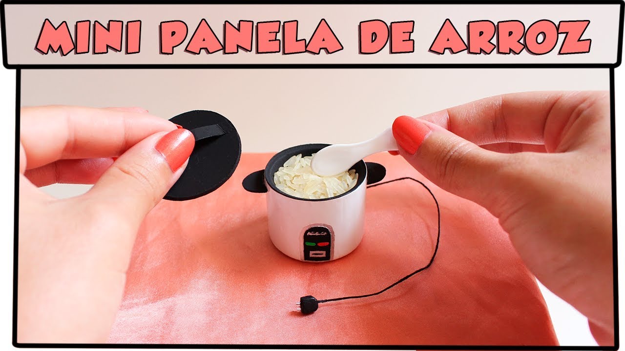 Como fazer: Panela de Arroz Elétrica para Barbie, Monster High e outras