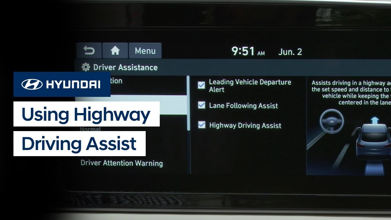 Using Highway Driving Assist | Hyundai