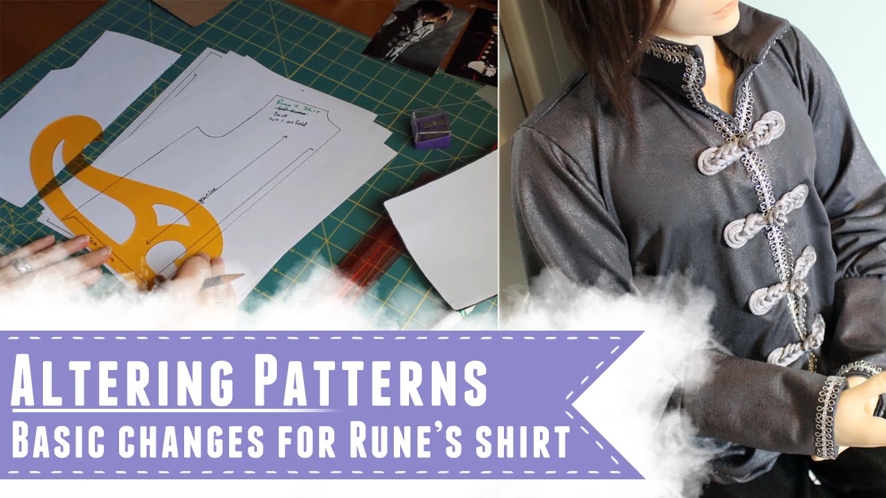 Simple BJD pattern alteration - Making Rune's shirt