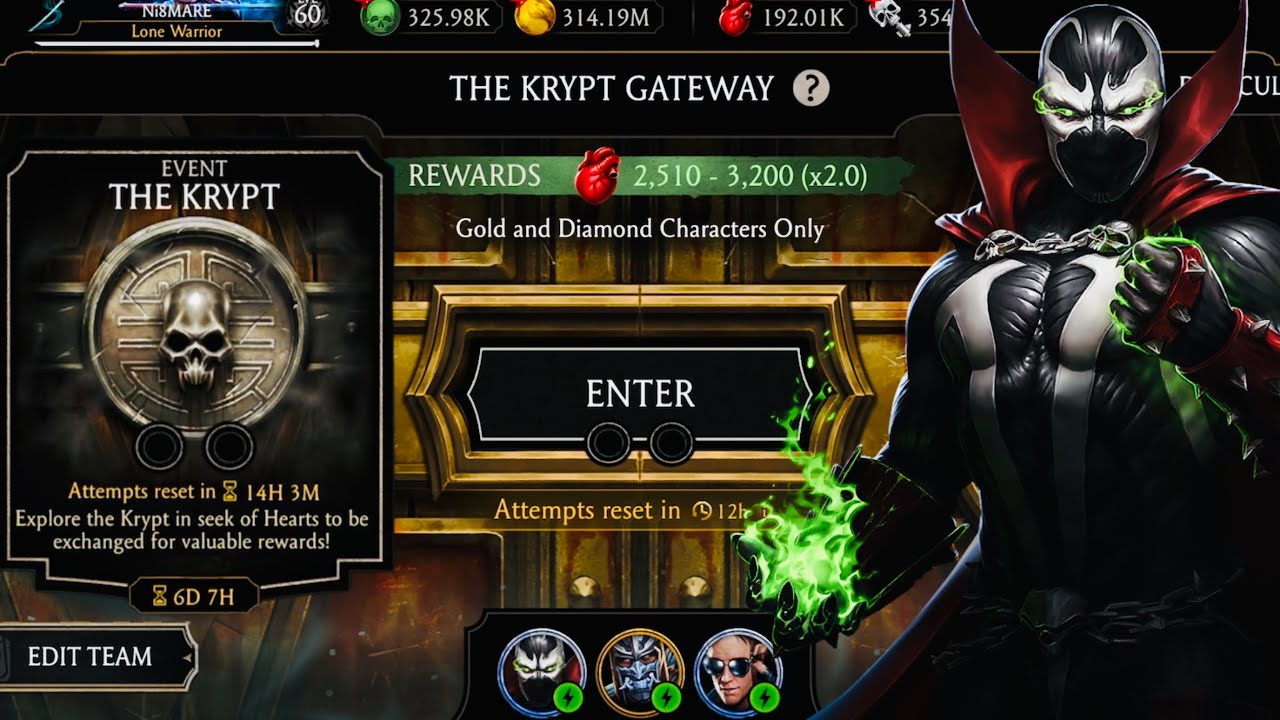 Tormented Soul Spawn | The Krypt Elder floor Gameplay MK Mobile
