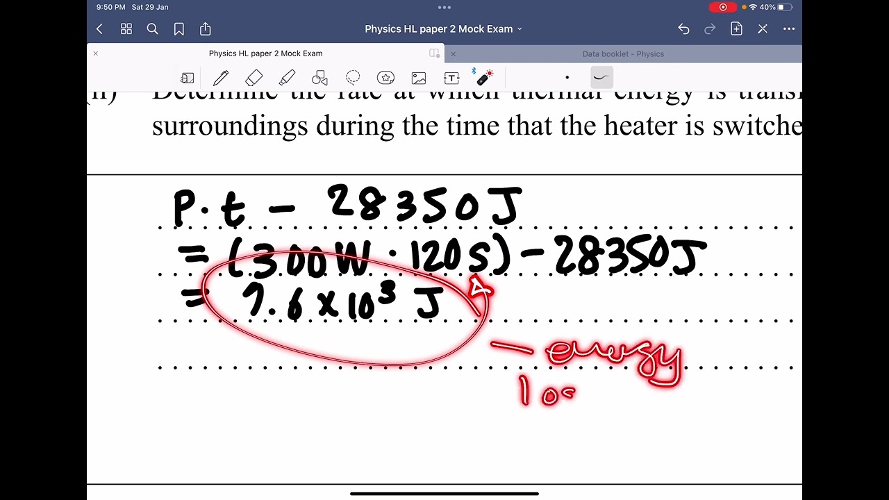 IB Physics SL & HL - Thermal Concept Practice Problem
