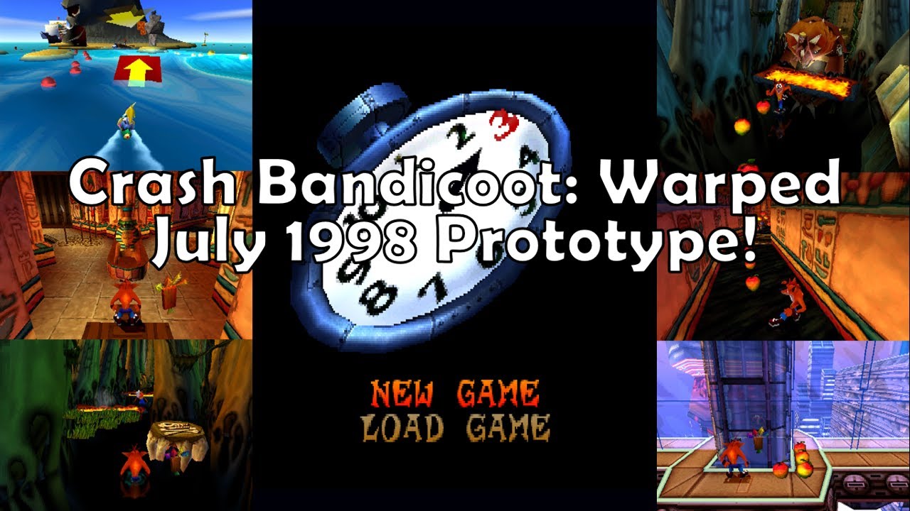 Checking out the Crash Bandicoot: Warped July 1998 Prototype