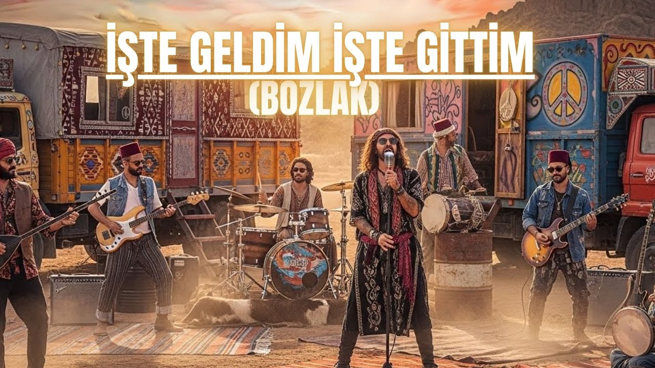 İşte Geldim İşte Gittim (süper bir bozlak)  - Anatolian Folk Song Psychedelic Cover
